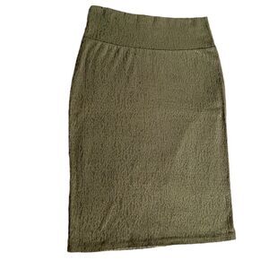 LuLaRoe Cassie Pencil Skirt Green Size Small